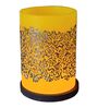 Antique Yellow Candle Holder-