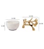 Antler 300ml Marble Serving Bowl with Metal Stand