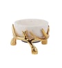 Antler 300ml Marble Serving Bowl with Metal Stand