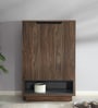 Antolin Shoe Cabinet In Natural Walnut Colour