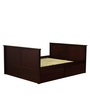 Antonia Bunk Bed (Single & Queen) with Drawer Storage in Wenge Finish