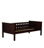 Antonia Bunk Bed (Single & Queen) with Drawer Storage in Wenge Finish