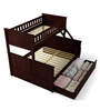 Antonia Bunk Bed (Single & Queen) in Wenge Finish