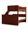 Antonia Bunk Bed (Single & Queen) with Drawer Storage in Walnut Finish