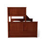 Antonia Bunk Bed (Single & Queen) with Drawer Storage in Walnut Finish