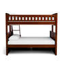 Antonia Bunk Bed (Single & Queen) with Drawer Storage in Walnut Finish