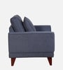 Antonio Fabric 1 Seater Sofa In Navy Blue Colour