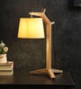 Antonio Beige Shade Table Lamp With Fabric Base