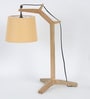 Antonio Beige Shade Table Lamp With Fabric Base