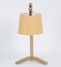 Antonio Beige Shade Table Lamp With Fabric Base