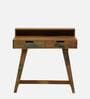 Antonio Solid Wood Writing Table In Distress Finish