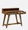 Antonio Solid Wood Writing Table In Distress Finish