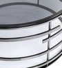 Antony Round Round Coffee Table in Matte Black Finish