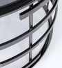Antony Round Round Coffee Table in Matte Black Finish