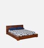 Antwerp Solid Wood Platform Queen Size Platform Bed In Espresso Colour