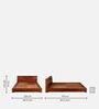Antwerp Solid Wood Platform Queen Size Platform Bed In Espresso Colour