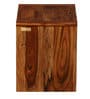 Antwerp Sheesham Wood Night stand in Rustic Teak Finish