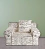 Anywhere Chair with Cushion with Black Print