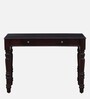 Caldwell Sheesham Wood Writing Table In Dark Mahogany Finish