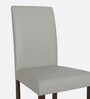 Aoki Solid Wood Dining Chair in Cocoa Cream Finish, Set of 2