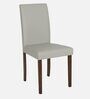 Aoki Solid Wood Dining Chair in Cocoa Cream Finish, Set of 2