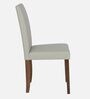 Aoki Solid Wood Dining Chair in Cocoa Cream Finish, Set of 2