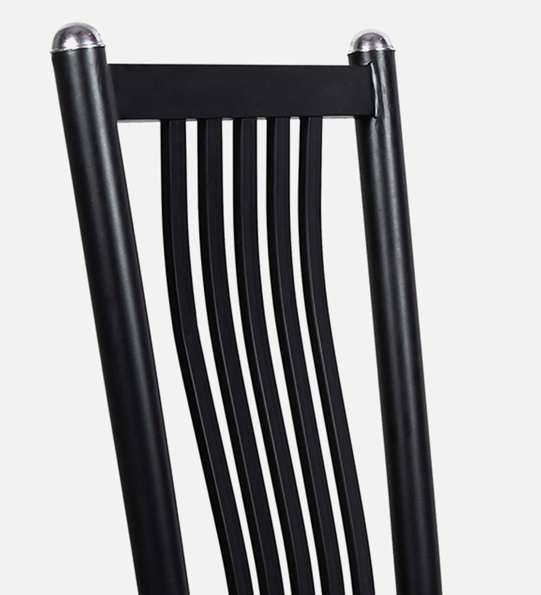 Black metal dining online chairs