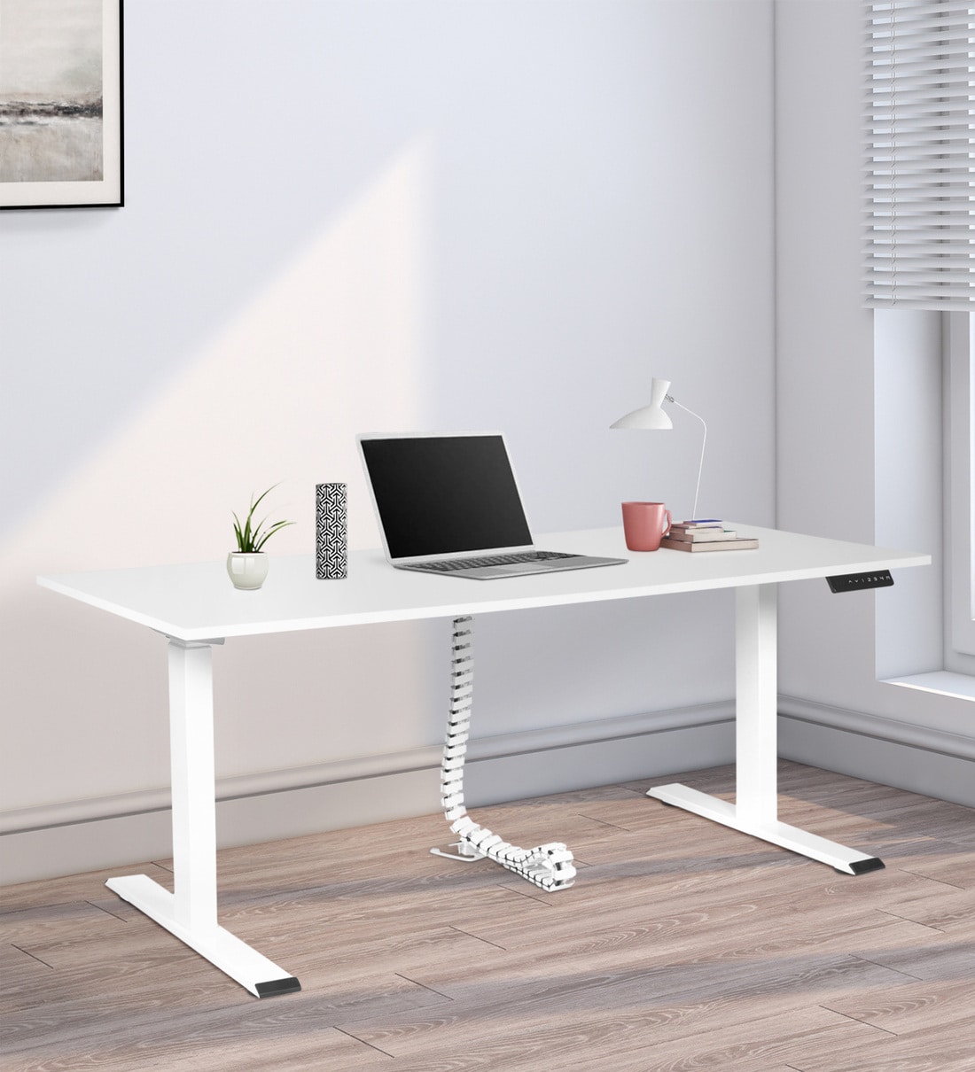 Buy Apple Flexi Mini Study Table with Motorized Height Adjusting ...