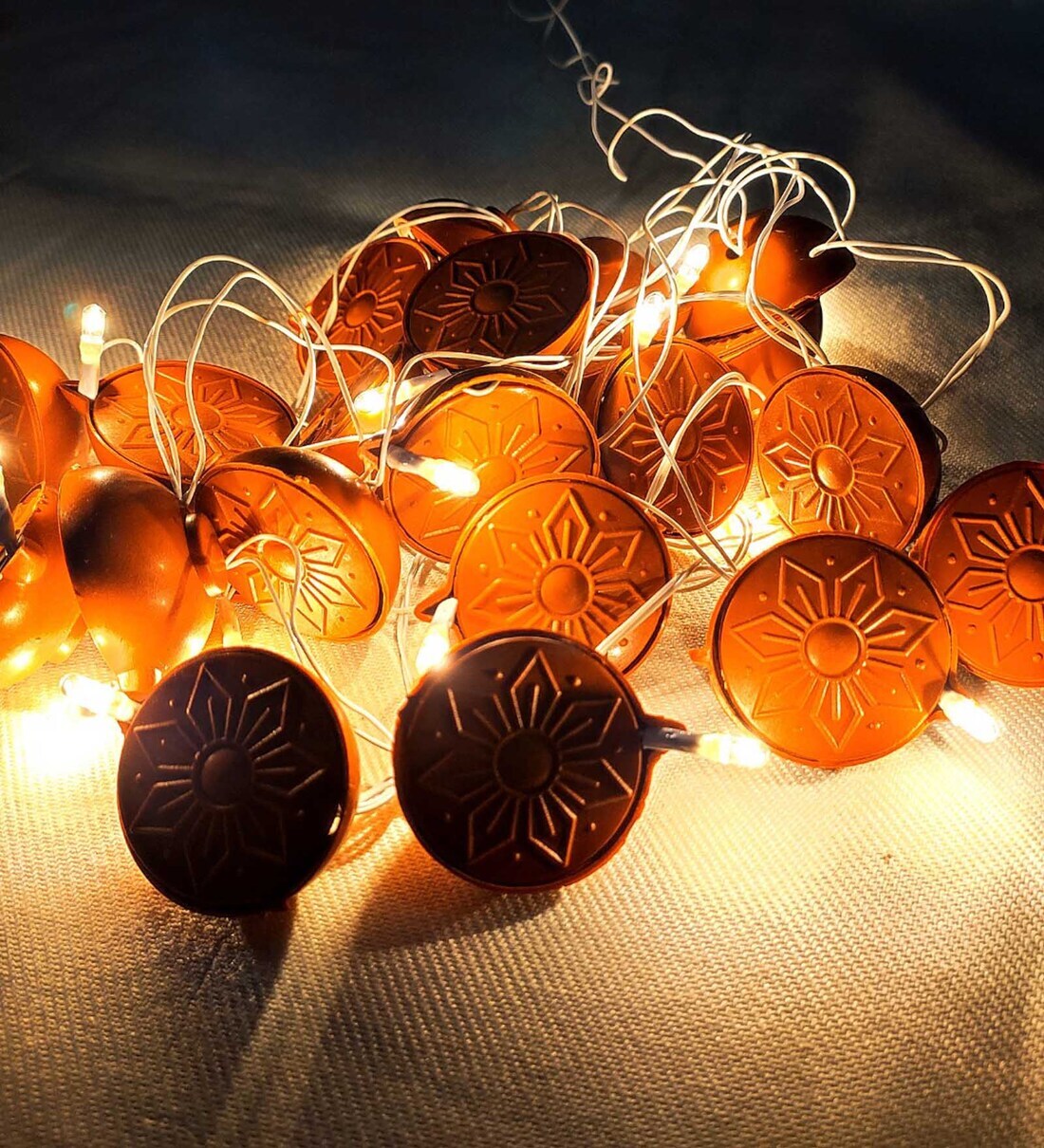 Buy Apro smart designer diya string light for home decoration pack of 3