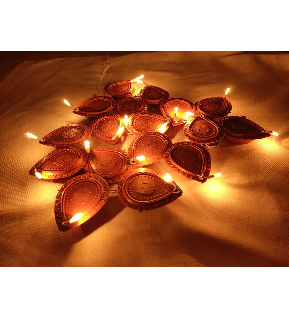 Buy Apro Smart Designer Ganesha Diya String Light For Home Decoration