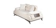 Apex Fabric 2 Seater Sofa with Adjustable Backrest  in Beige Colour