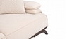 Apex Fabric 2 Seater Sofa with Adjustable Backrest  in Beige Colour