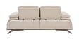 Apex Fabric 2 Seater Sofa with Adjustable Backrest  in Beige Colour