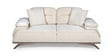 Apex Fabric 2 Seater Sofa with Adjustable Backrest  in Beige Colour