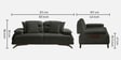 Apex Fabric 2 Seater Sofa with Adjustable Backrest in Grey Colour Apex Fabric 2 Seater Sofa with Adjustable Backrest in Grey Colour
