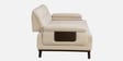 Apex Fabric 3 Seater Sofa with Adjustable Backrest  in Beige Colour