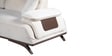 Apex Fabric 3 Seater Sofa with Adjustable Backrest  in Beige Colour