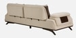 Apex Fabric 3 Seater Sofa with Adjustable Backrest  in Beige Colour