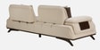 Apex Fabric 3 Seater Sofa with Adjustable Backrest  in Beige Colour