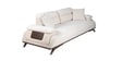 Apex Fabric 3 Seater Sofa with Adjustable Backrest  in Beige Colour