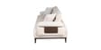 Apex Fabric 3 Seater Sofa with Adjustable Backrest  in Beige Colour