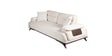 Apex Fabric 3 Seater Sofa with Adjustable Backrest  in Beige Colour