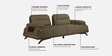 Apex Fabric 3 Seater Sofa with Adjustable Backrest in Taupe Colour Apex Fabric 3 Seater Sofa with Adjustable Backrest in Taupe Colour