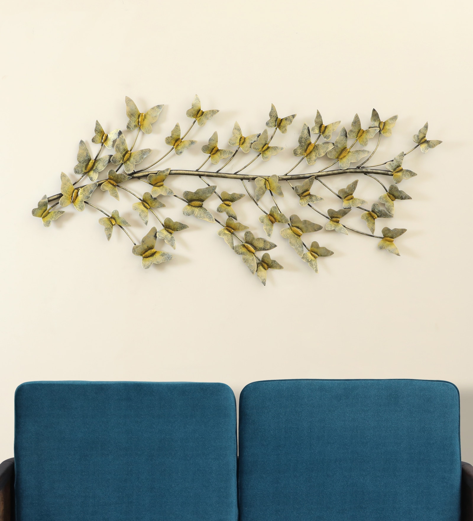 Apollo Butterfly Multicolour Iron Wall Art