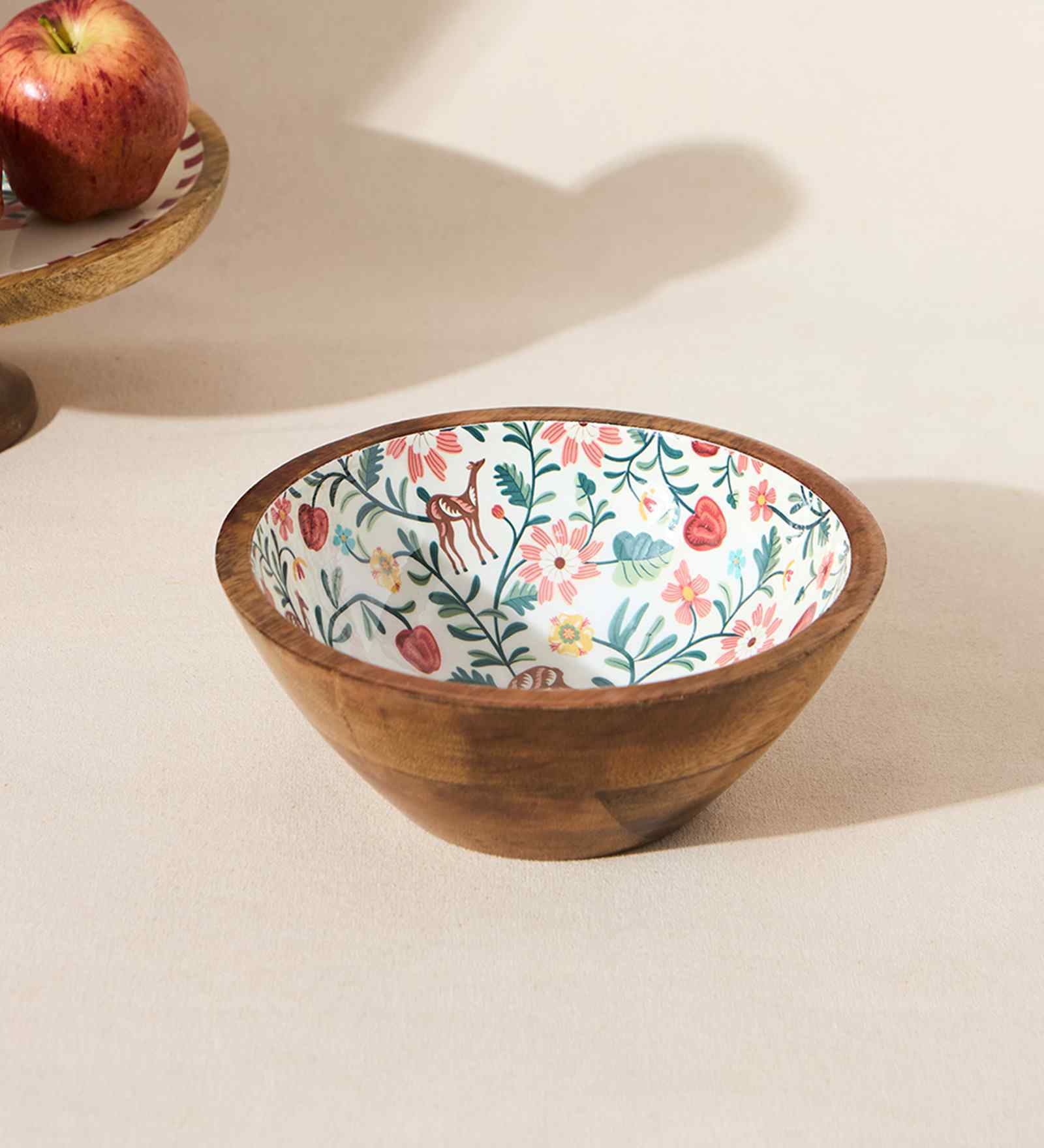 Apple Orchards Wooden Bowl | Kashmir Trails