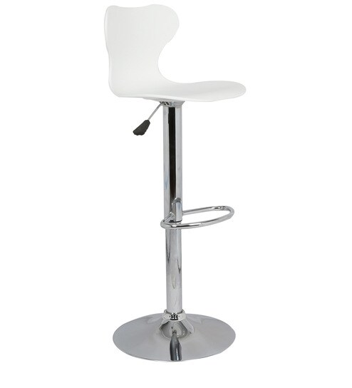 Apple Bar Chair In White Color By The Furniture Store