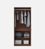 Apex 2 Door Wardrobe In Walnut Rigato Finish