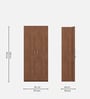 Apex 2 Door Wardrobe In Walnut Rigato Finish