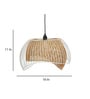 Berdy Aphro Brown Cane Hanging Light