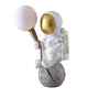 Apollo Astronaut Table Lamp Resin Body Tri-Color LED Decorative Bedside Lamp